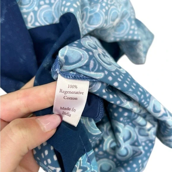 NWT Christy Dawn The Ambre Dress - Indigo Blues - Size Medium - Organic Cotton - Picture 16 of 16